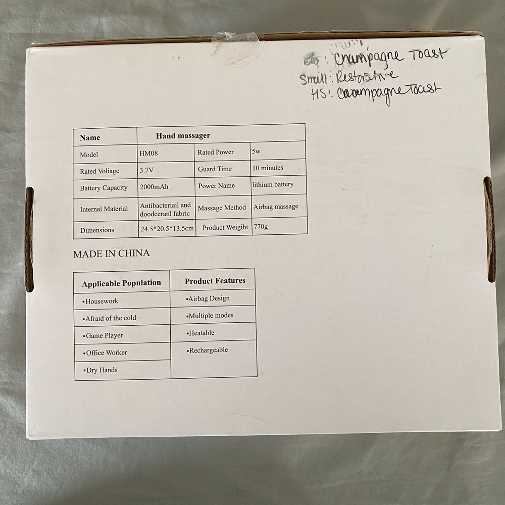 Aerlang Intelligent Hand Massager HM08 5w‎ Airbag Massage Made in China - Picture 9 of 9